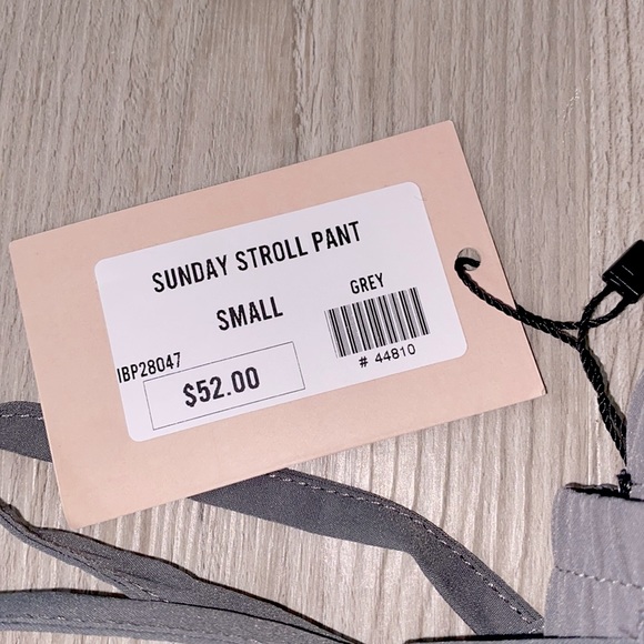 Women’s Charcoal Grey Parachute Pants- Small - Picture 2 of 5